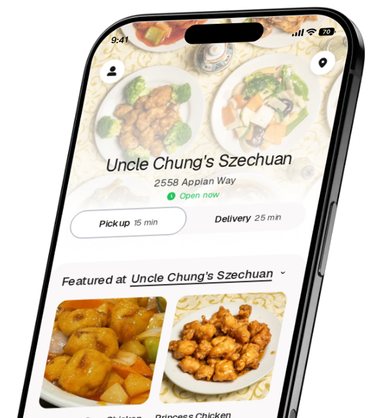 Uncle Chung's Szechuan app preview