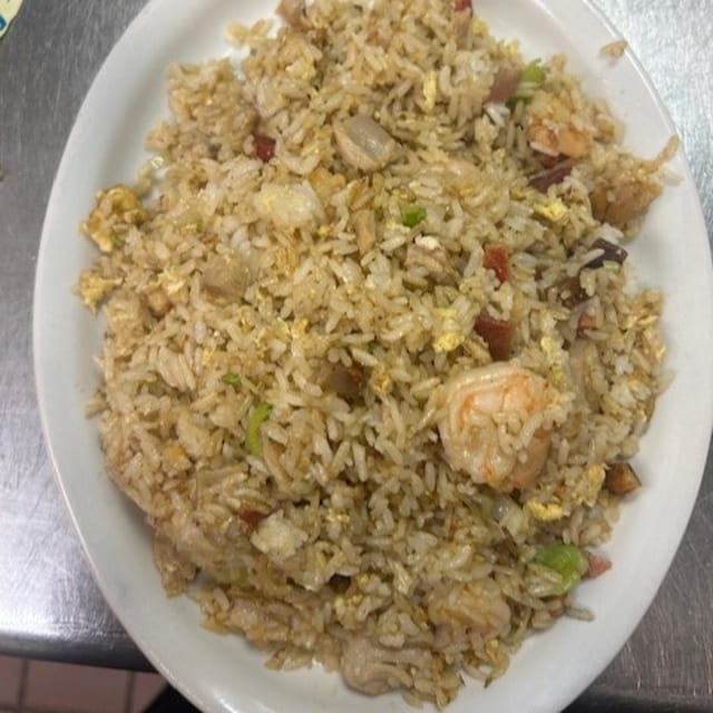 Ten Ingredients Fried Rice.
