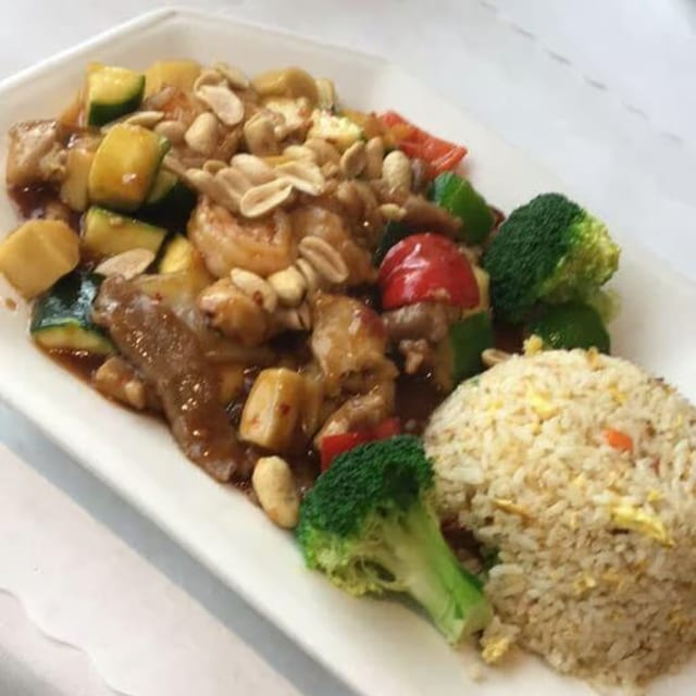 Kung Pao Three Combo.