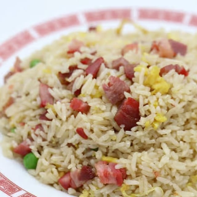 叉燒炒飯 Pork Fried Rice.