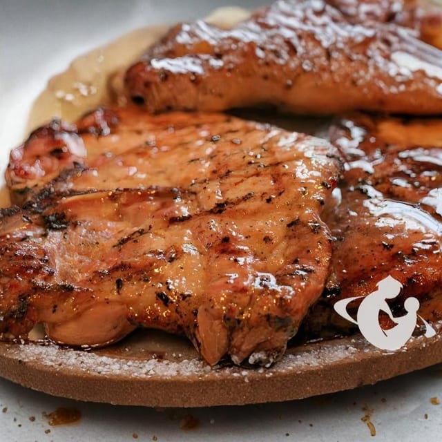 蜜汁叉燒 Barbecued Pork.