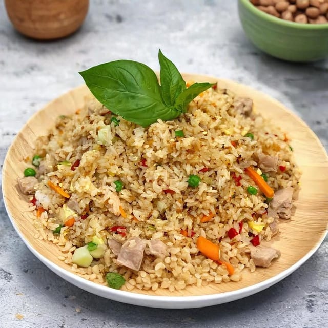 雞炒飯 Chicken Fried Rice.