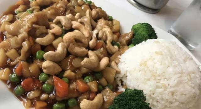 Almond or Cashew Chicken.
