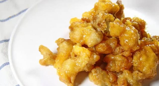 Vegetable Chicken with Lemon Sauce.