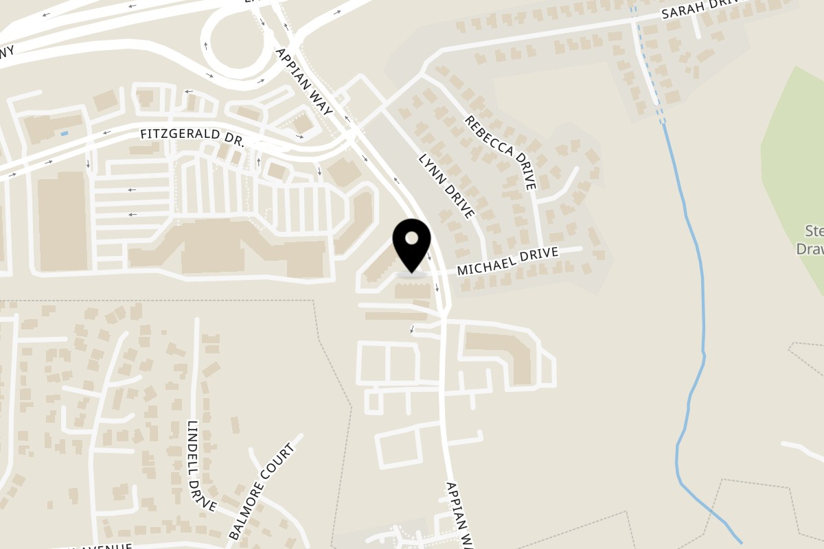 Map showing the location of Uncle Chung's Szechuan on 2558 Appian Way in Pinole